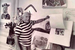 Picasso in workshop